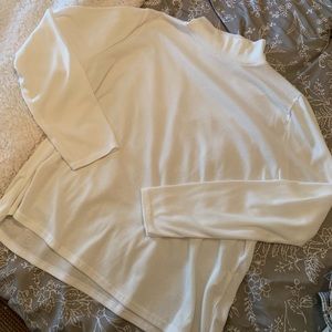 BOOHOO white ribbed turtleneck  (never worn!)